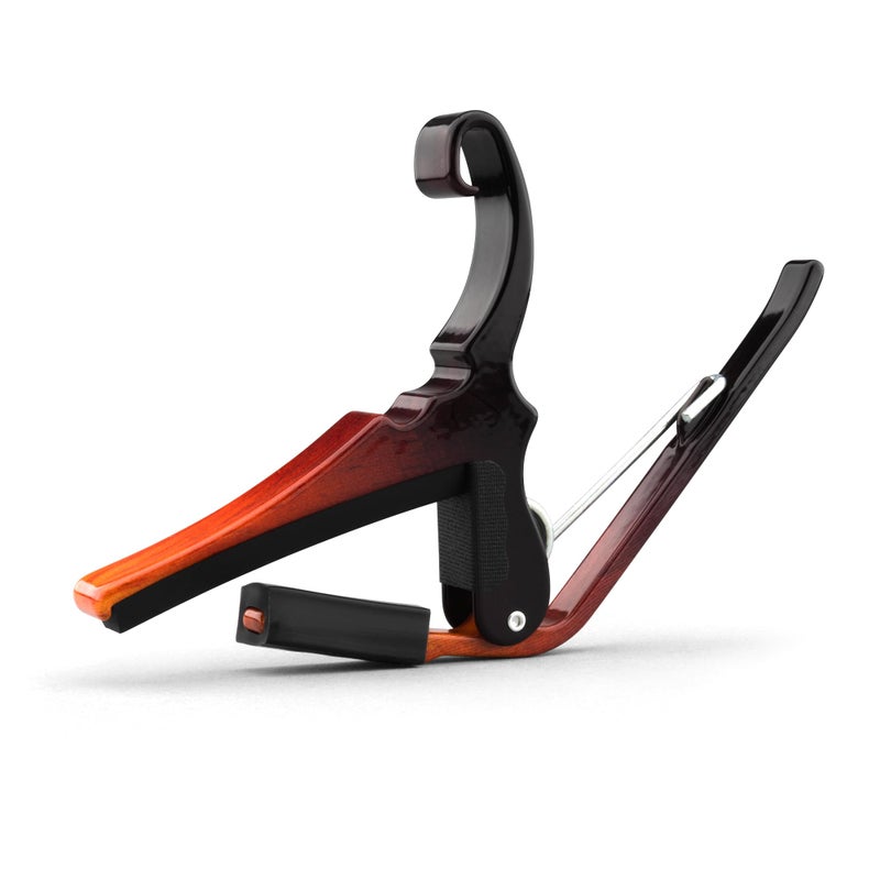 Kyser Quick-Change Capo for 6-string acoustic guitars, Sunburst, KG6SNB - Image 2